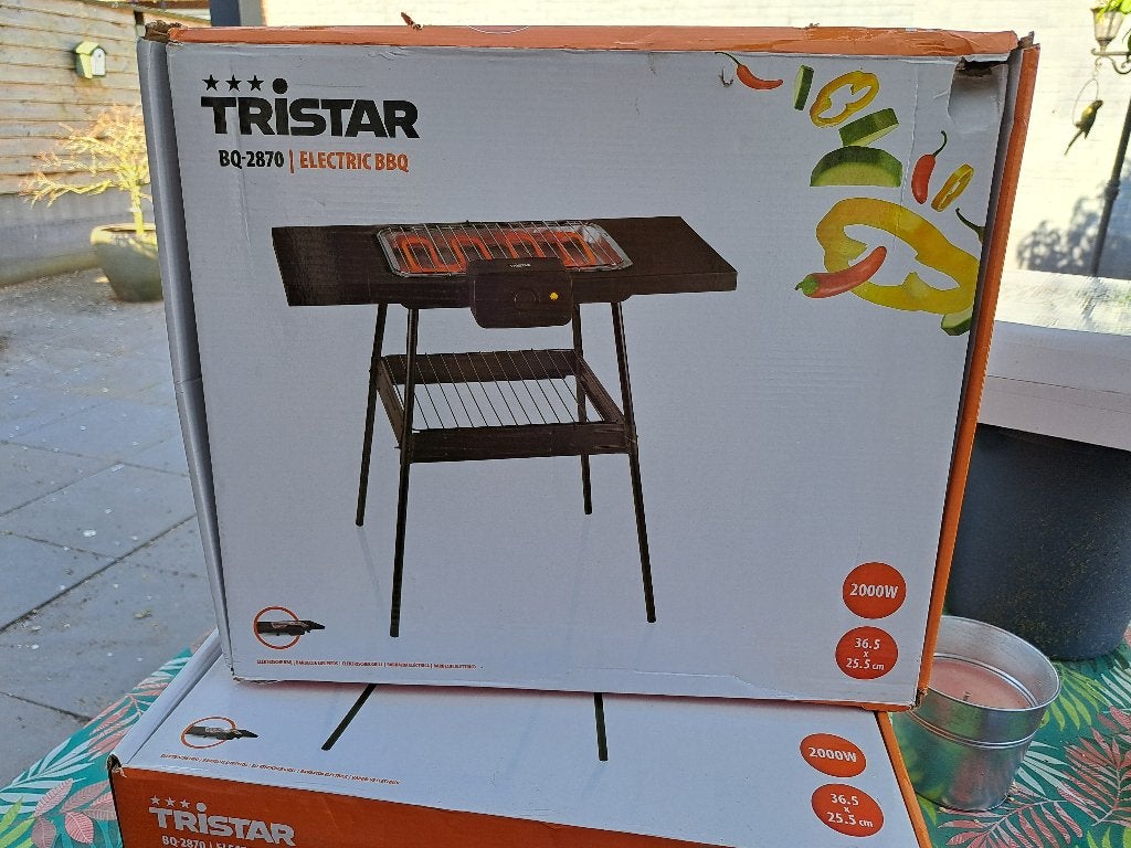 BBQ elektrisch  nieuw in de doos, Ophalen, Nieuw, Tristar