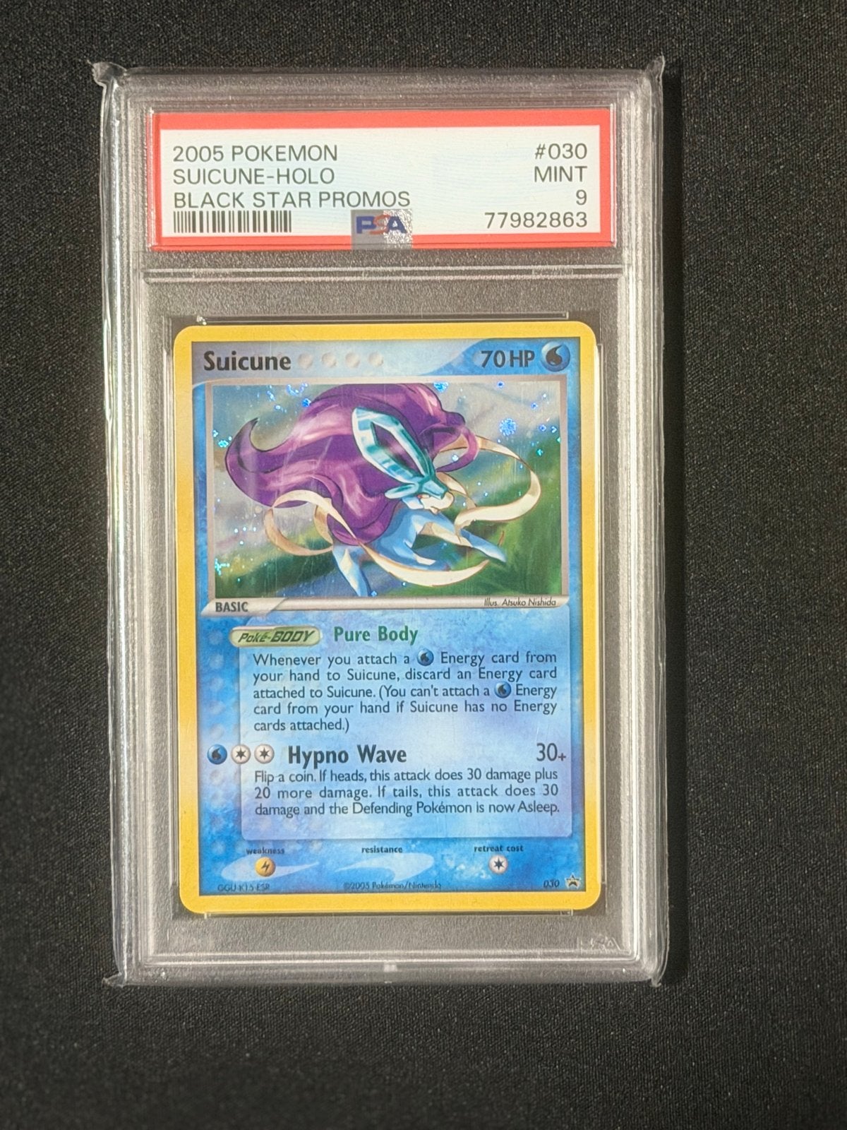 Suicune 30 | Black Star Promos | PSA 9 | Pop 140