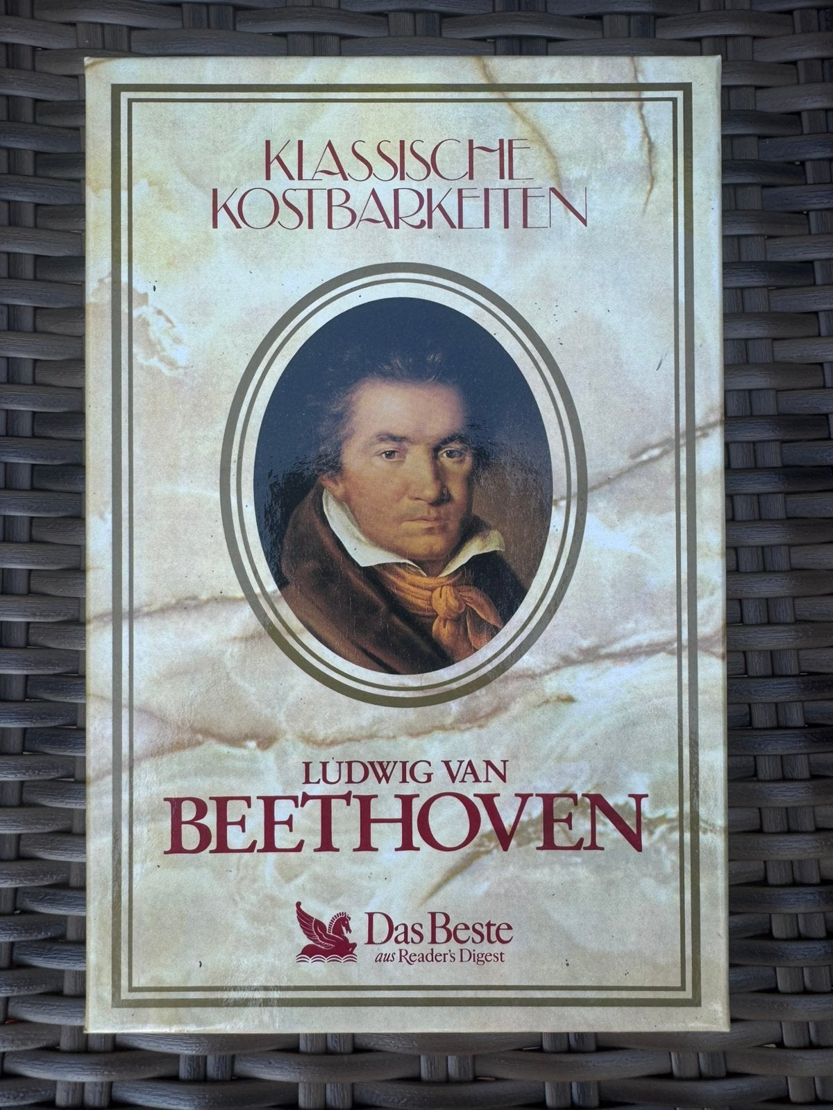 Beethoven – Klassische Kostbarkeiten (luxe 4-MC Cassettebox), 2 t/m 25 bandjes, Klassiek, Ophalen of Verzenden, Zo goed als nieuw