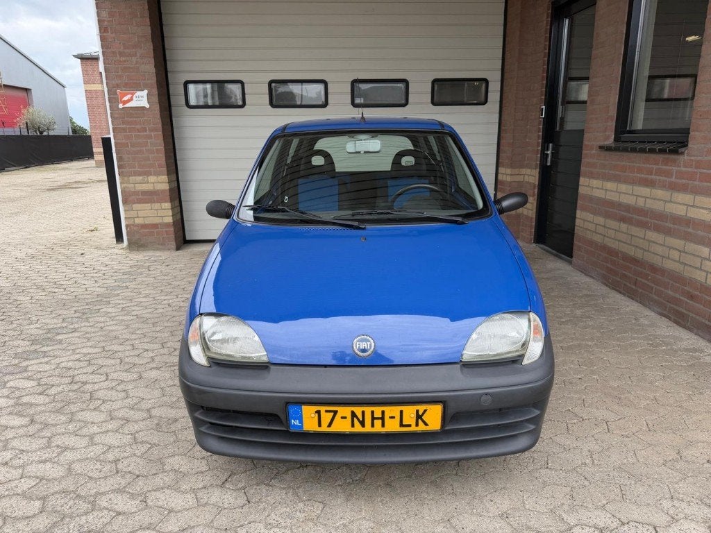 Fiat SEICENTO 1.1 2003 weinig km 2e eigenaar APK nieuw, Voorwielaandrijving, Blauw, Origineel Nederlands, Handgeschakeld