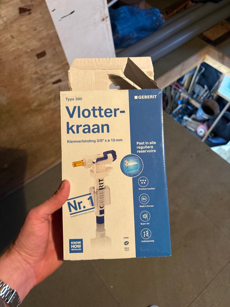 Geberit Type 380 Vlotterkraan - Nieuw in doos, Ophalen of Verzenden, Nieuw, Kraan