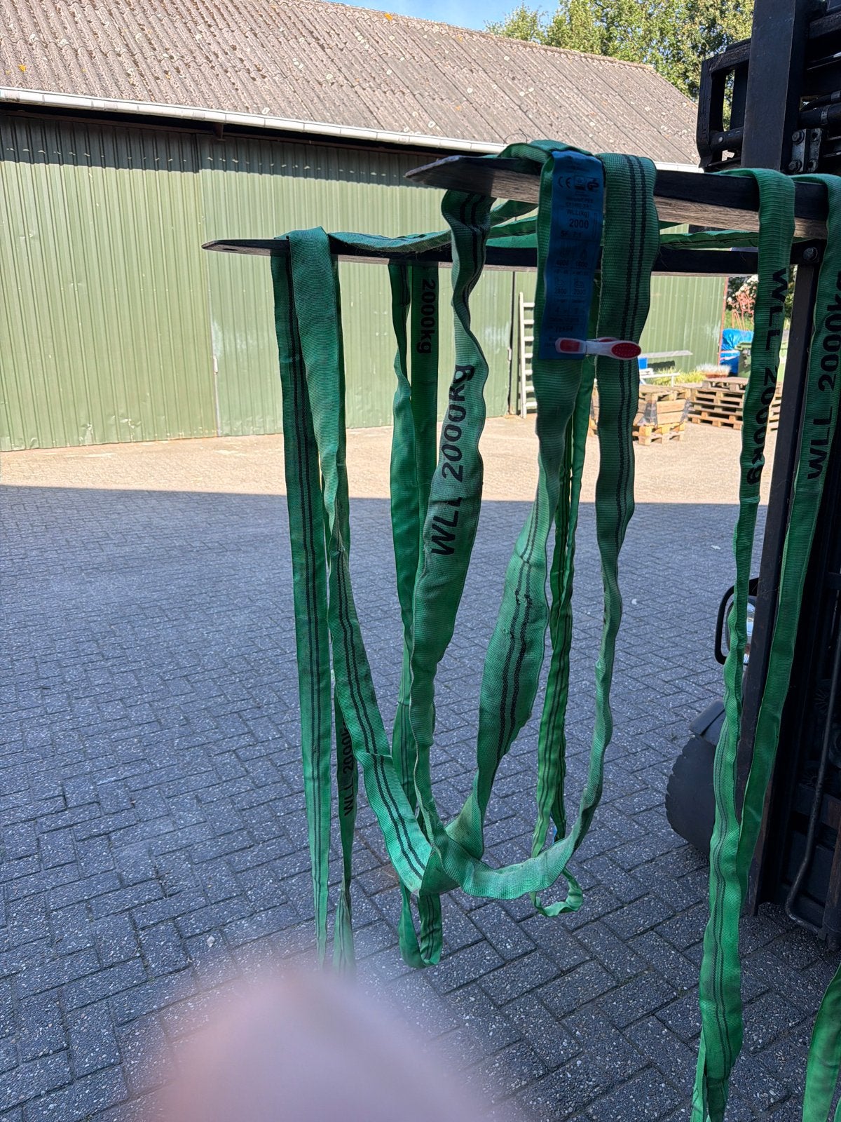 Hefbanden WLL 2000kg - 4m 3 stuks, Doe-het-zelf en Verbouw, Lieren en Takels, Ophalen of Verzenden
