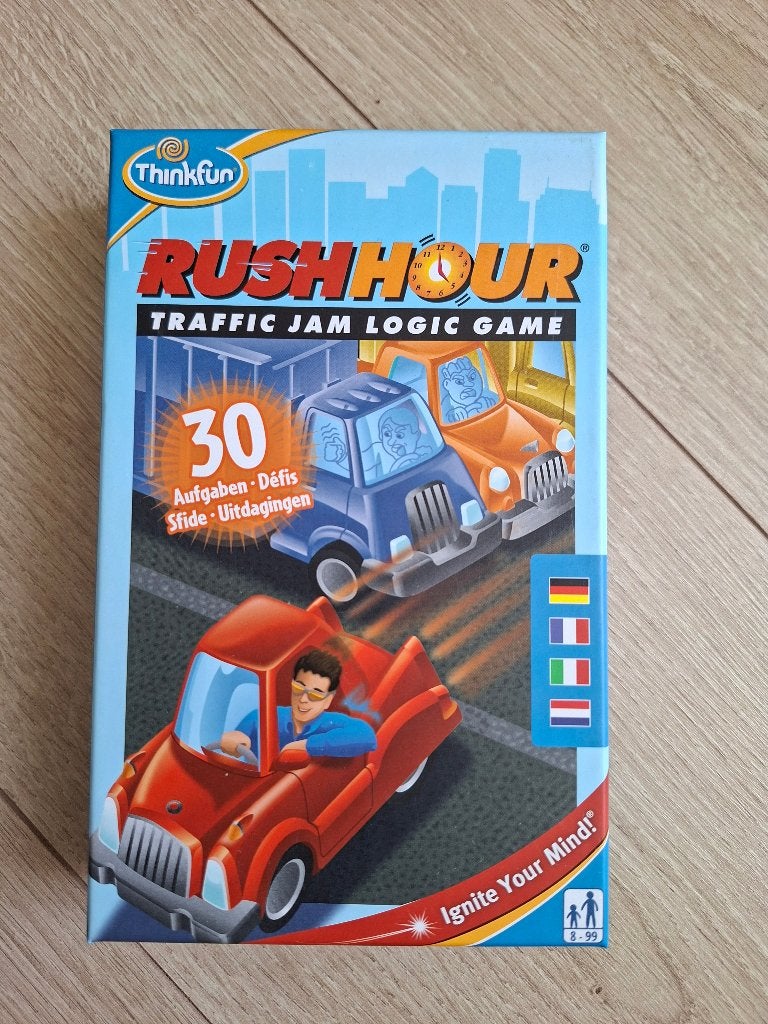 Rush Hour logic game, Een of twee spelers, Thinkfun, Ophalen of Verzenden, Zo goed als nieuw