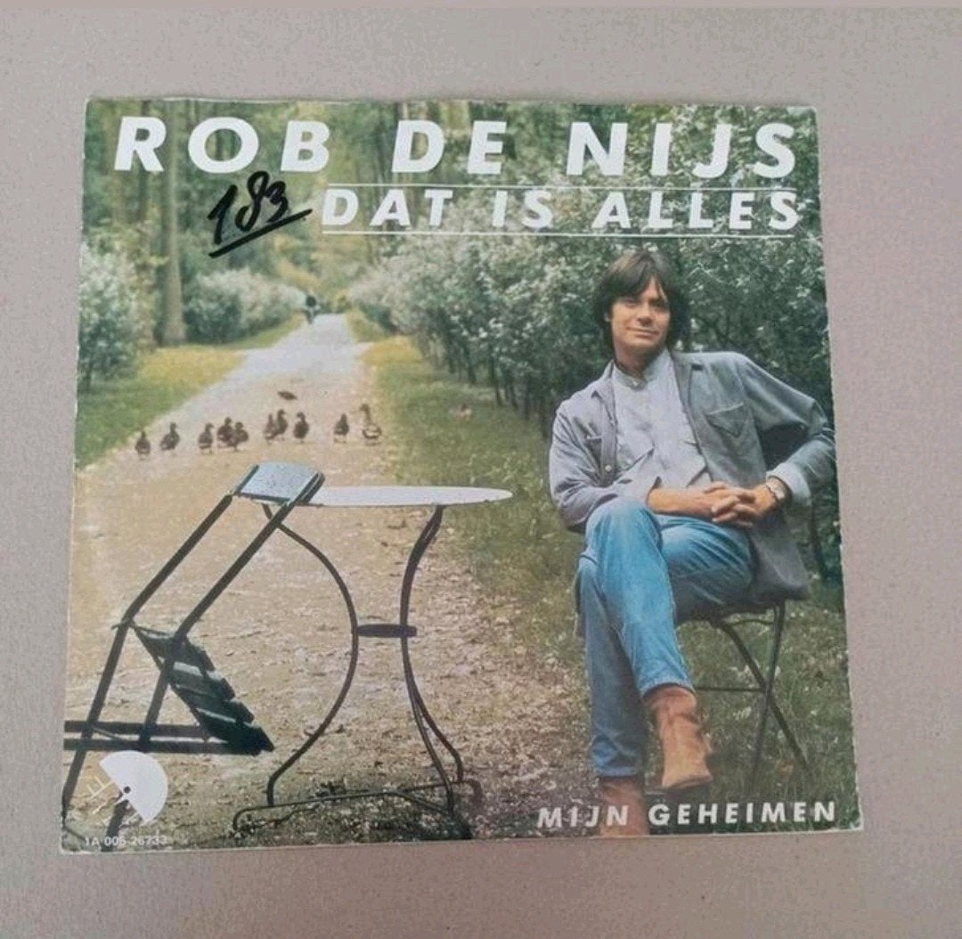 Rob De Nijs  - Dat Is Alles, Beschermende buitenhoes, Ophalen of Verzenden, Gebruikt, Nederlandstalig