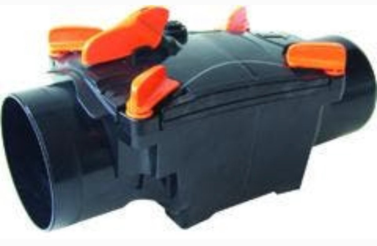 Redi Ottima terugslagklep 1 rvs keerkoppeling 110mm, Nieuw, Ophalen of Verzenden, Minder dan 2 meter, 80 mm of meer
