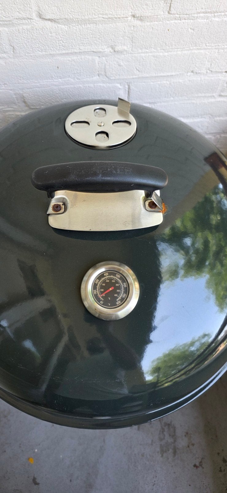 Tenneker BBQ met thermometer en wielen, Ophalen of Verzenden, Gebruikt, Tenneker