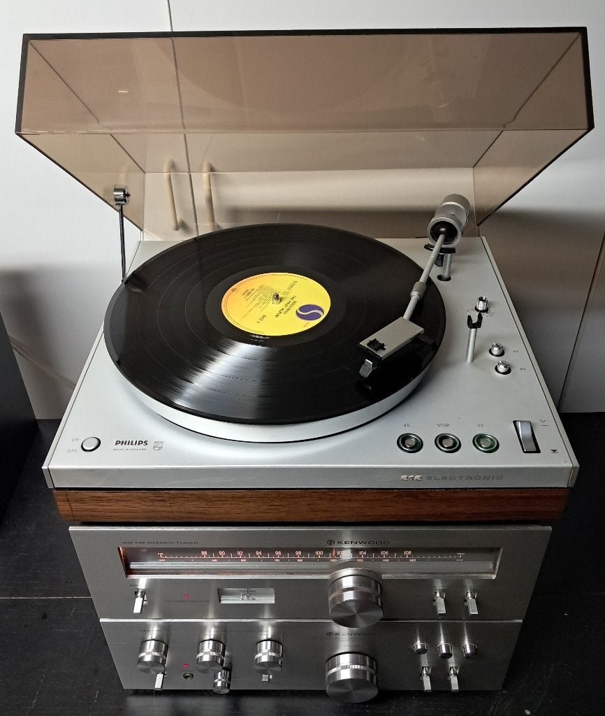 Kenwood retro stereo set, philips platenspeler, Ophalen, Gebruikt, Overige merken, Losse componenten