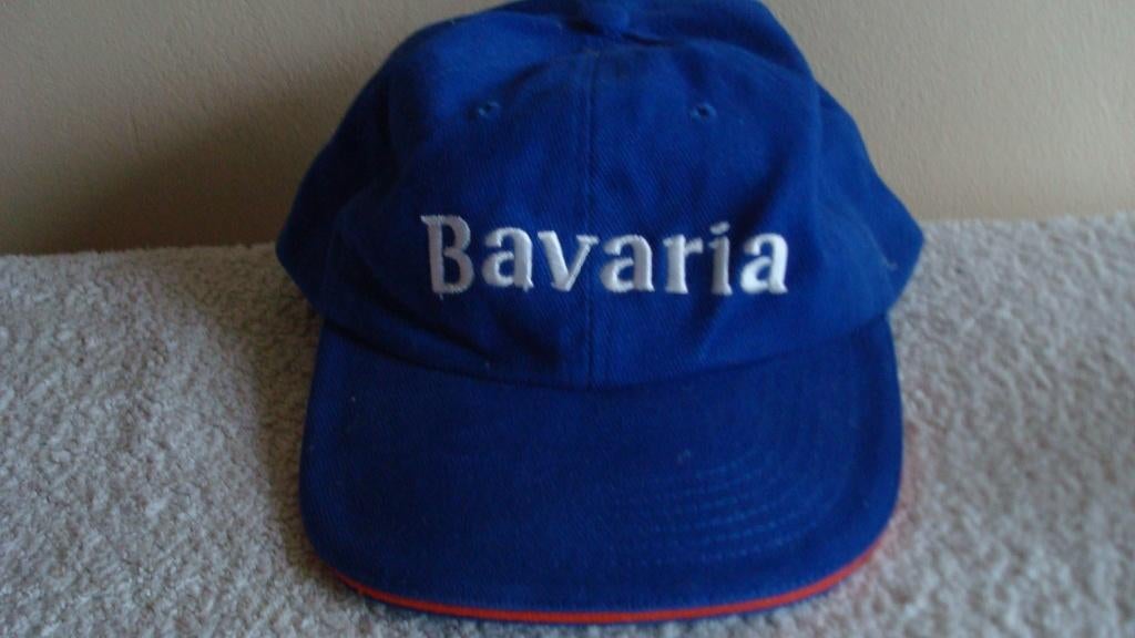 origineel Bavaria petje canvas blauw, Verzamelen, Biermerken, Verzenden, Overige typen, Bavaria
