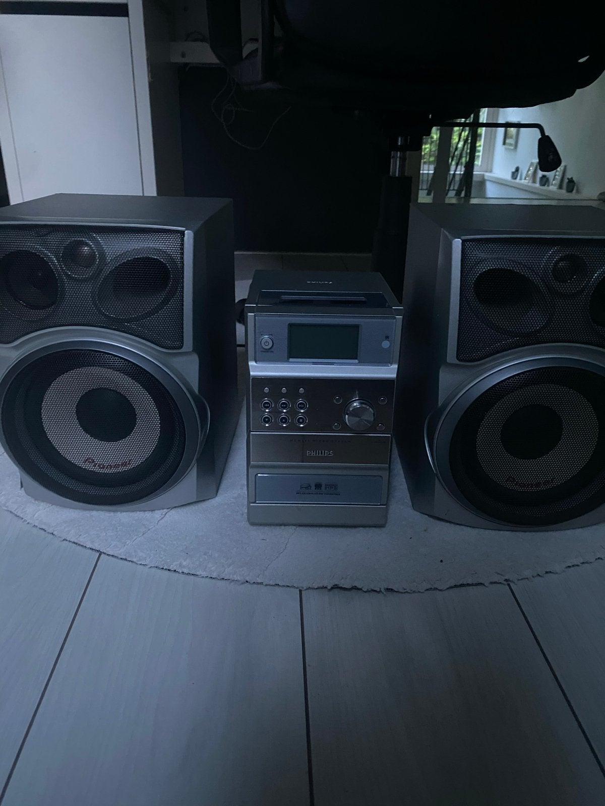 Philips Microset met CD-speler, Cassettedeck en Speakers, Audio, Tv en Foto, Stereo-sets, Ophalen, Philips, Gebruikt, Tuner of Radio