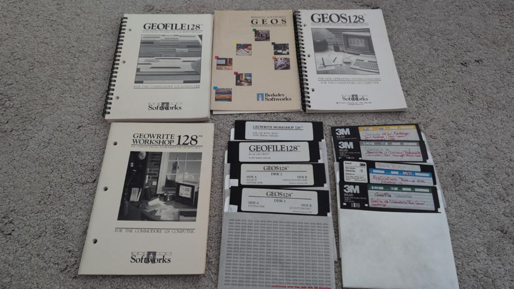 GEOS 128, Geofile, GeoWrite for Commodore 128 very RARE!, Ophalen of Verzenden, Commodore 128