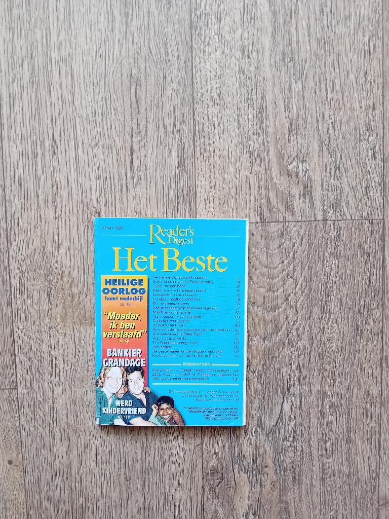 Het Beste - januari 1995, Verzamelen, Ophalen of Verzenden, 1980 tot heden, Nederland, Tijdschrift