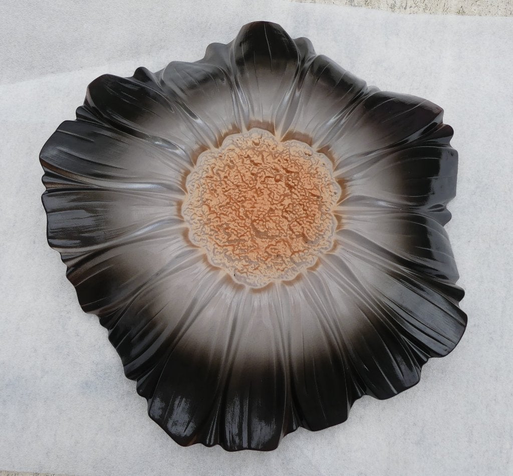 Super Mooie Zonnebloem Schaal diameter 43 cm, Huis en Inrichting, Keuken | Servies, Overige merken, Nieuw, Ophalen of Verzenden