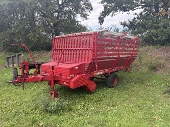 Krone HS-20 opraapwagen, Ophalen, Veehouderij, Oogstmachine