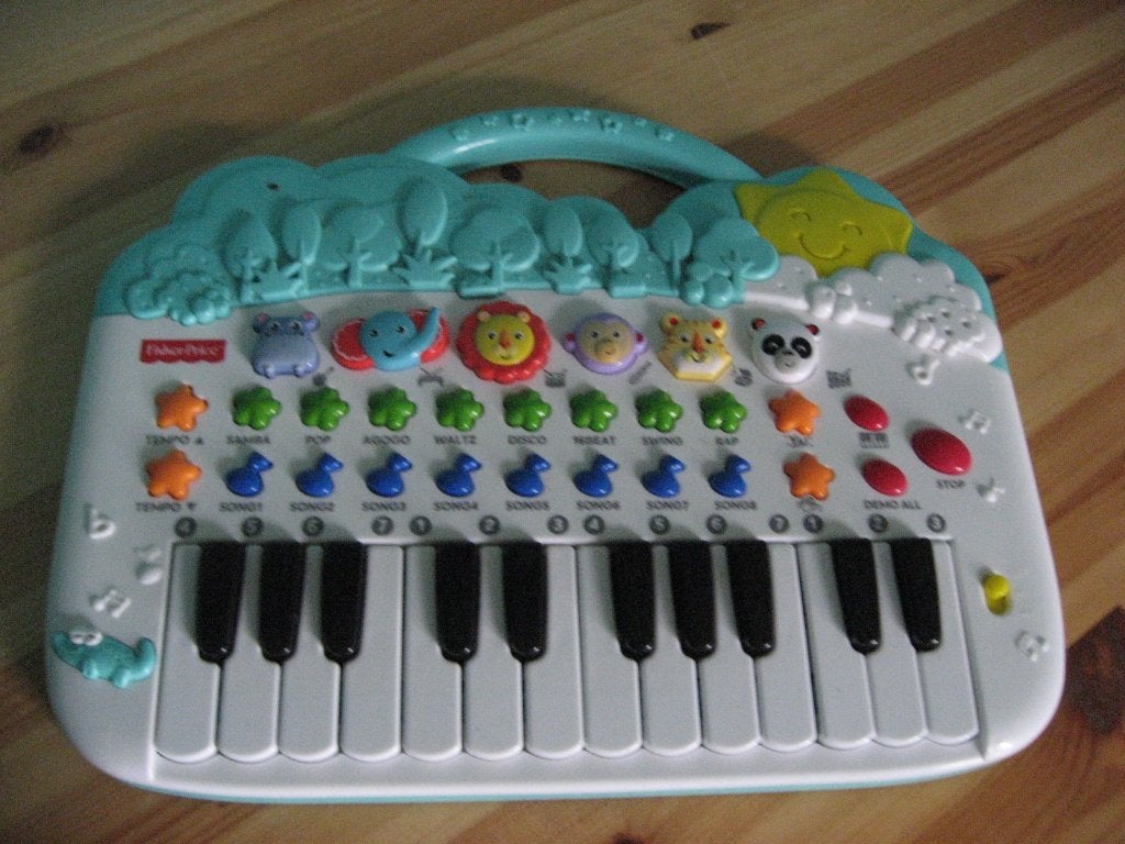 Fisher Price keyboard, Ophalen of Verzenden, Zo goed als nieuw, Speelset, Met geluid