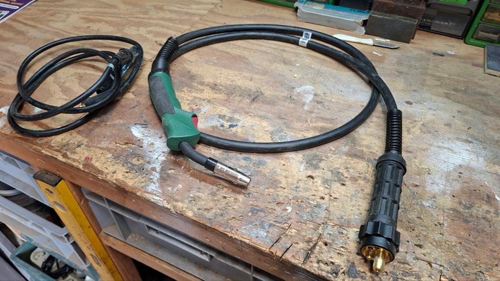 MIG/MAG Laspistool met kabel, Ophalen, Gebruikt, 150 tot 250 ampère, Overige typen
