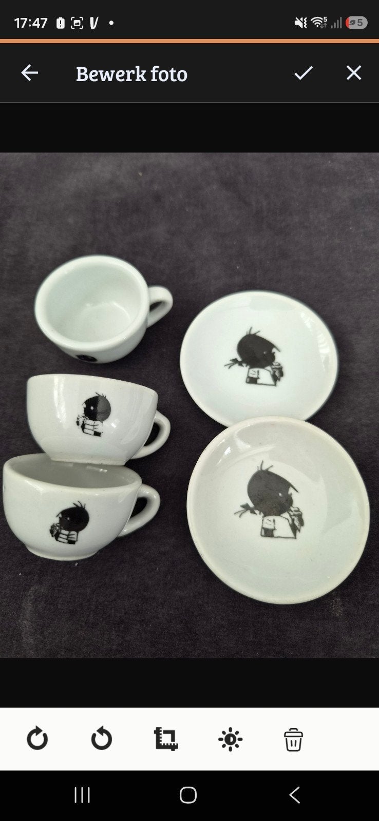 Jip en Janneke servies - Kopjes en schoteltjes, Gebruikt, Overige merken, Keramiek, Ophalen of Verzenden