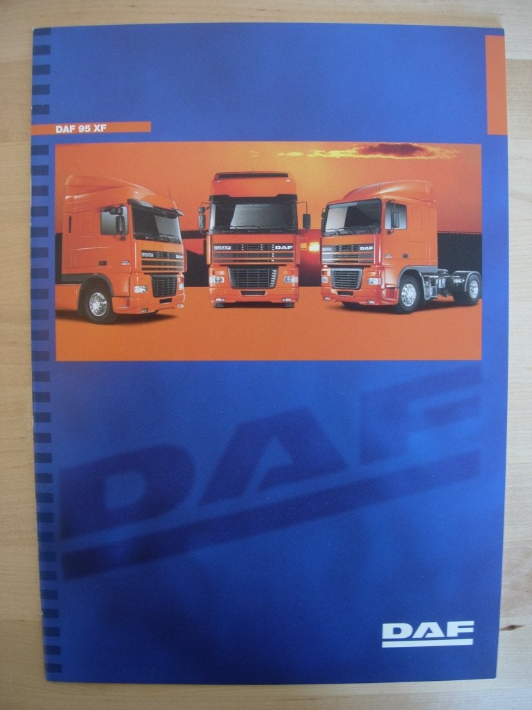 DAF 95XF Brochure 2000 – 95 XF, Ophalen of Verzenden, Zo goed als nieuw, Overige merken, DAF
