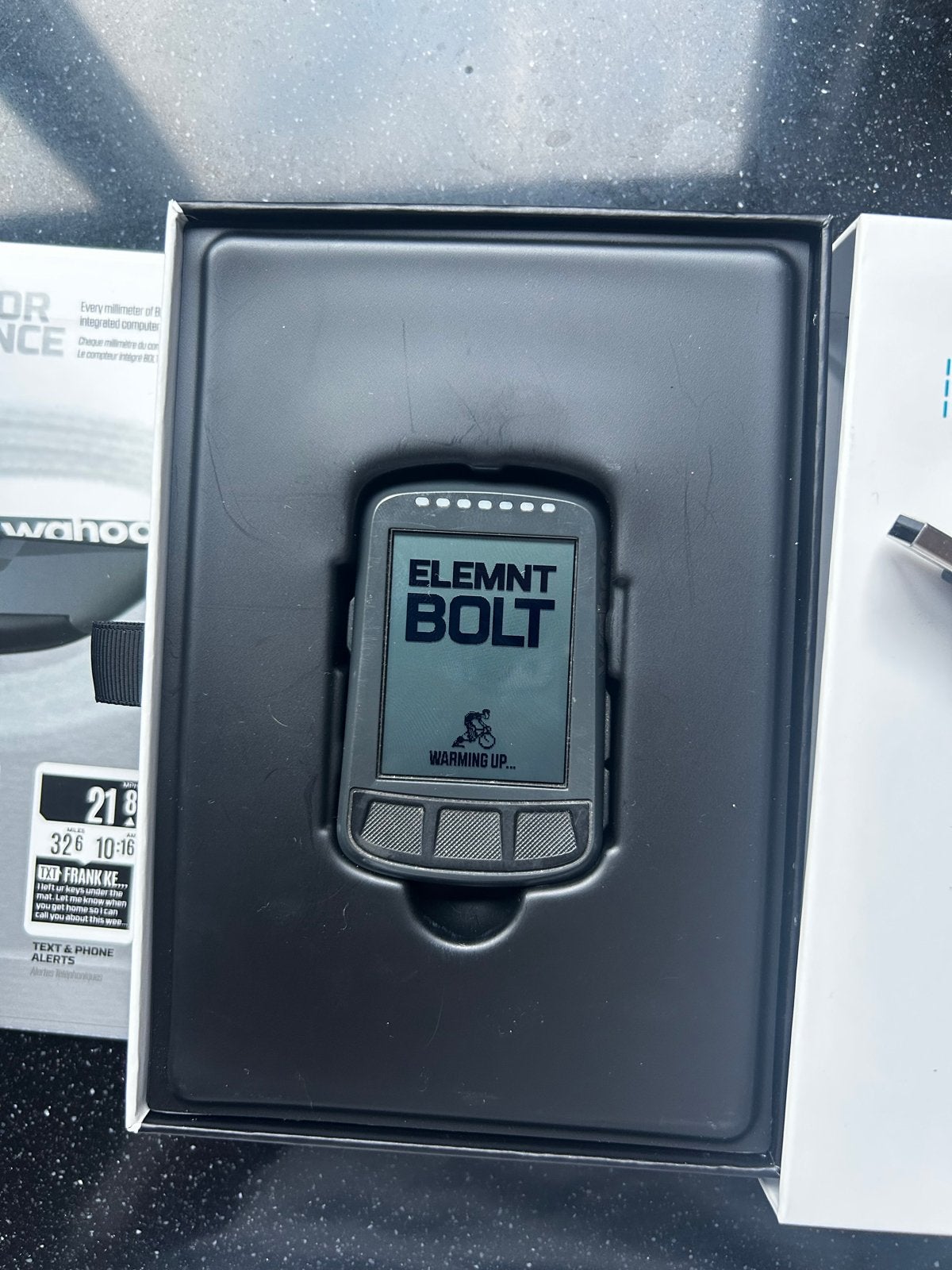 Wahoo Elemnt Bolt GPS fietscomputer, Fietsen en Brommers, Fietsaccessoires | Fietscomputers, Verzenden, GPS, Zo goed als nieuw