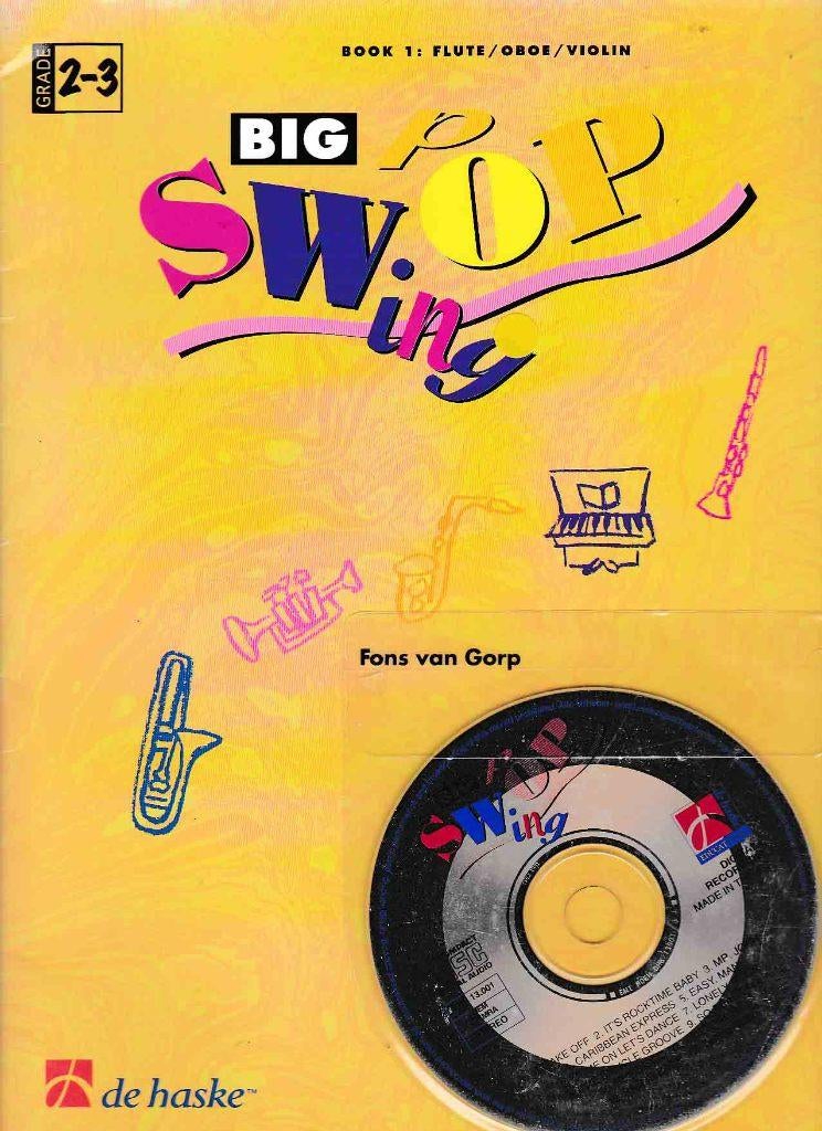 Big Pop Swing met Cd Flute Oboe Violin ( 4915 ), Muziek en Instrumenten, Verzenden, Hobo, Zo goed als nieuw, Blues