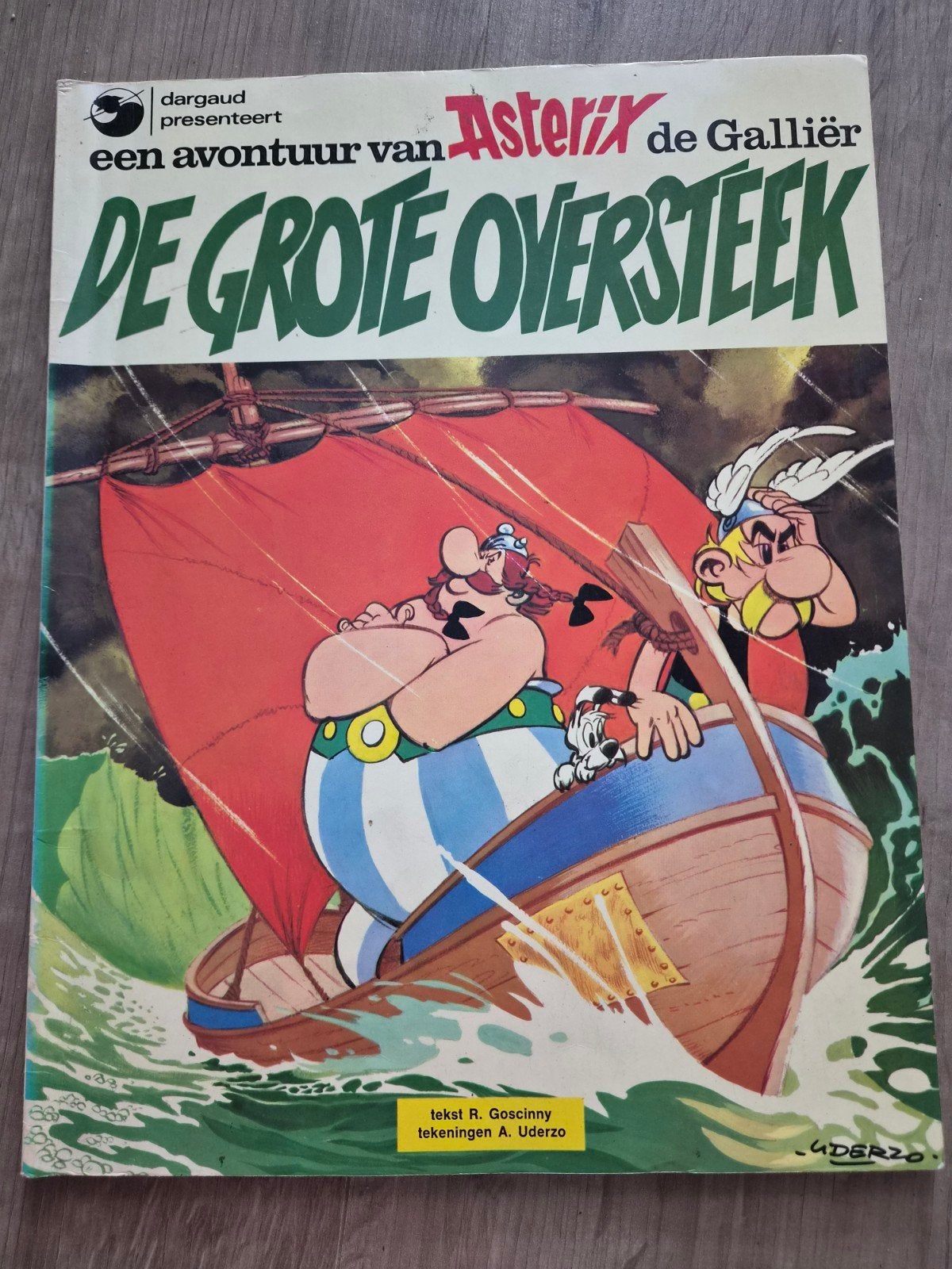 Asterix: De Grote Oversteek - Klassiek Stripboek, Eén stripboek, Ophalen of Verzenden, Gelezen, René Goscinny, Albert Uderzo
