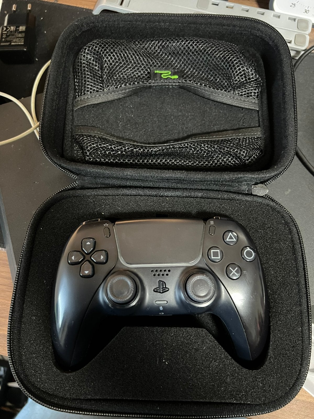 PlayStation 5 controller Zwart, Gebruikt, PlayStation 5, Ophalen of Verzenden, Controller