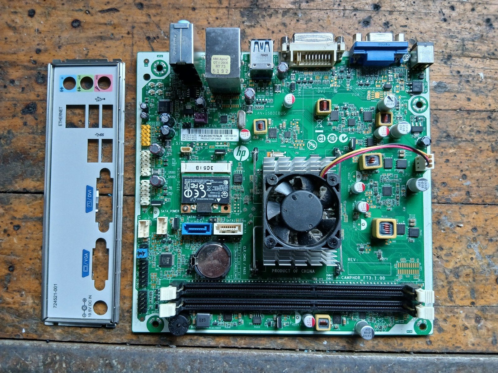 HP H-Campion FT3-1.00 Moederbord met Intel Chipset, Gebruikt, Hp, Onbekend, Ophalen of Verzenden