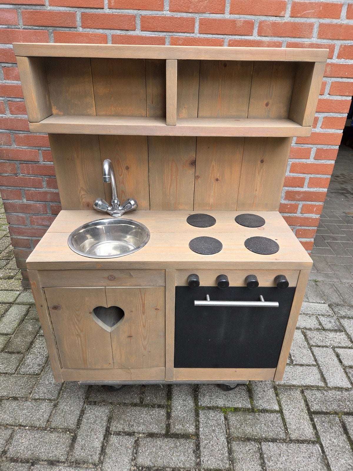 Houten Speelkeuken Eigenbouw - 80x40x102 cm, Ophalen