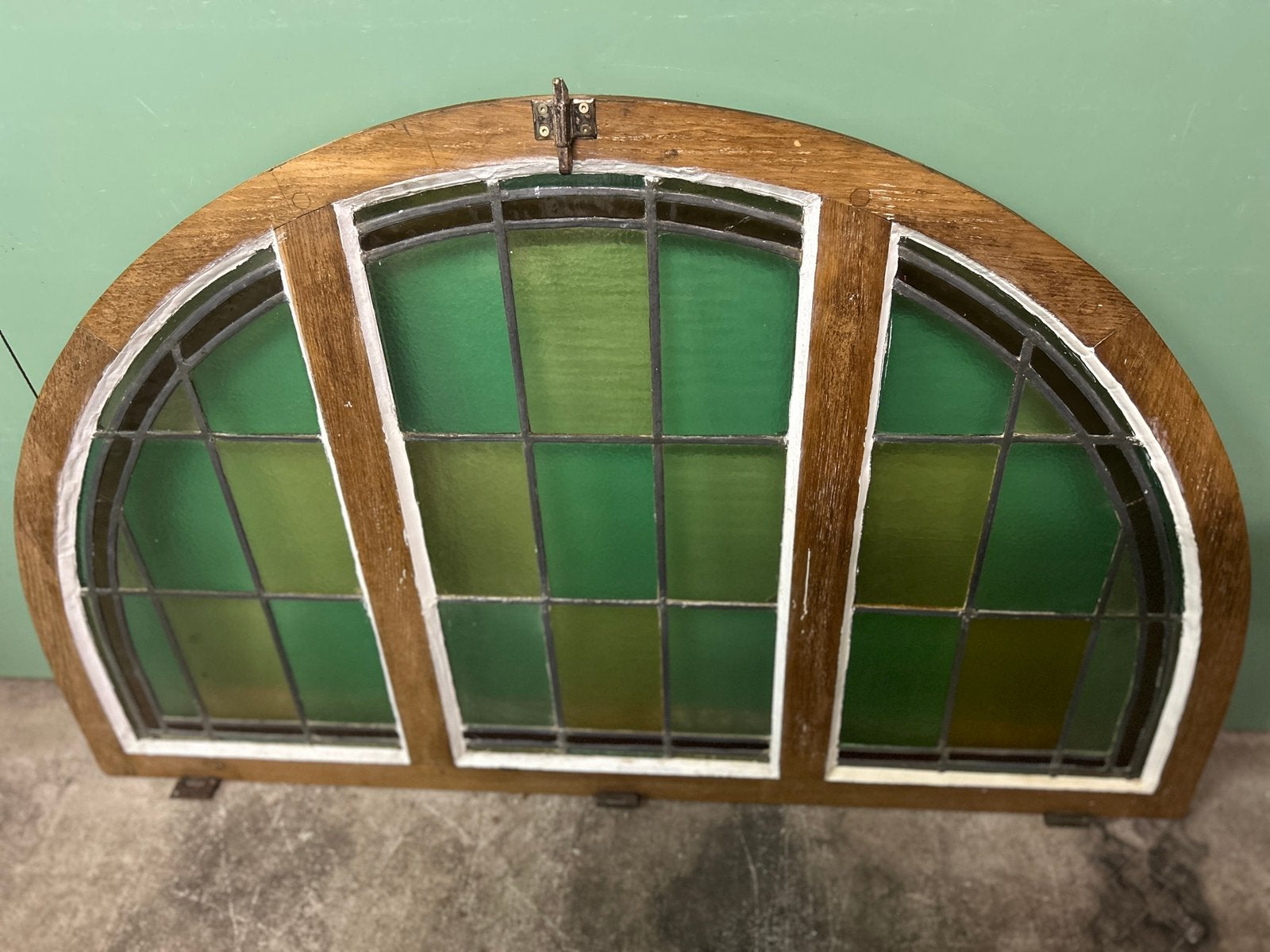 Glas in lood raamwerk, Ophalen, Gevelraam of Ruit, Zo goed als nieuw, Minder dan 80 cm