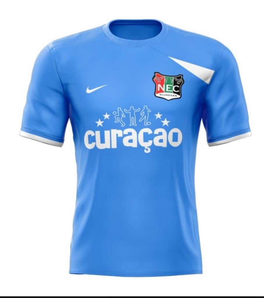 GEZOCHT UITSHIRT NEC-CURACAO, Kleding | Heren, Sportkleding, Blauw, Maat 56/58 (XL), Ophalen of Verzenden, Zo goed als nieuw