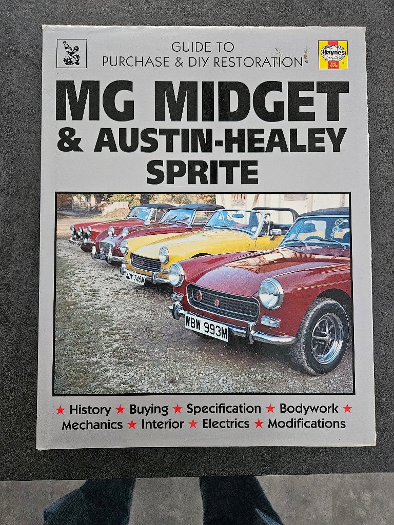MG MIDGET & AUSTIN HEALEY SPRITE (Haynes), Boeken, Ophalen of Verzenden, Zo goed als nieuw, Overige merken