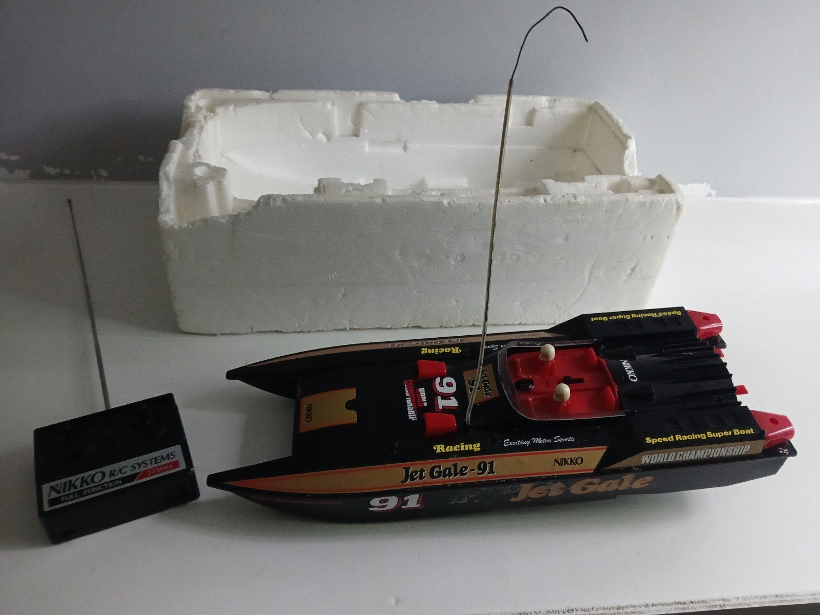 Nikko Jet Gale-91 RC Speedboot met afstandsbediening, Ophalen of Verzenden, Gebruikt, Groter dan 1:32, Overige merken