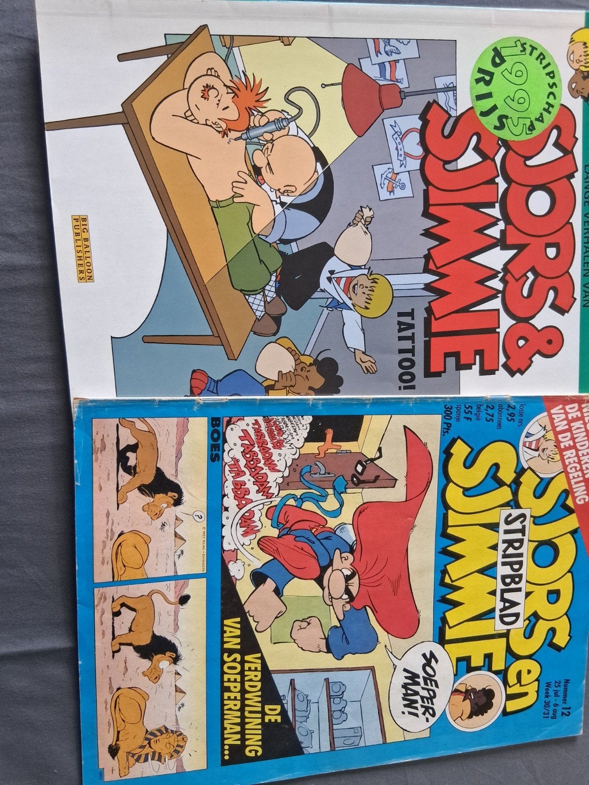 Sjors en Sjimmie Stripboeken - Twee exemplaren, Meerdere stripboeken, Ophalen of Verzenden, Gelezen, Diverse