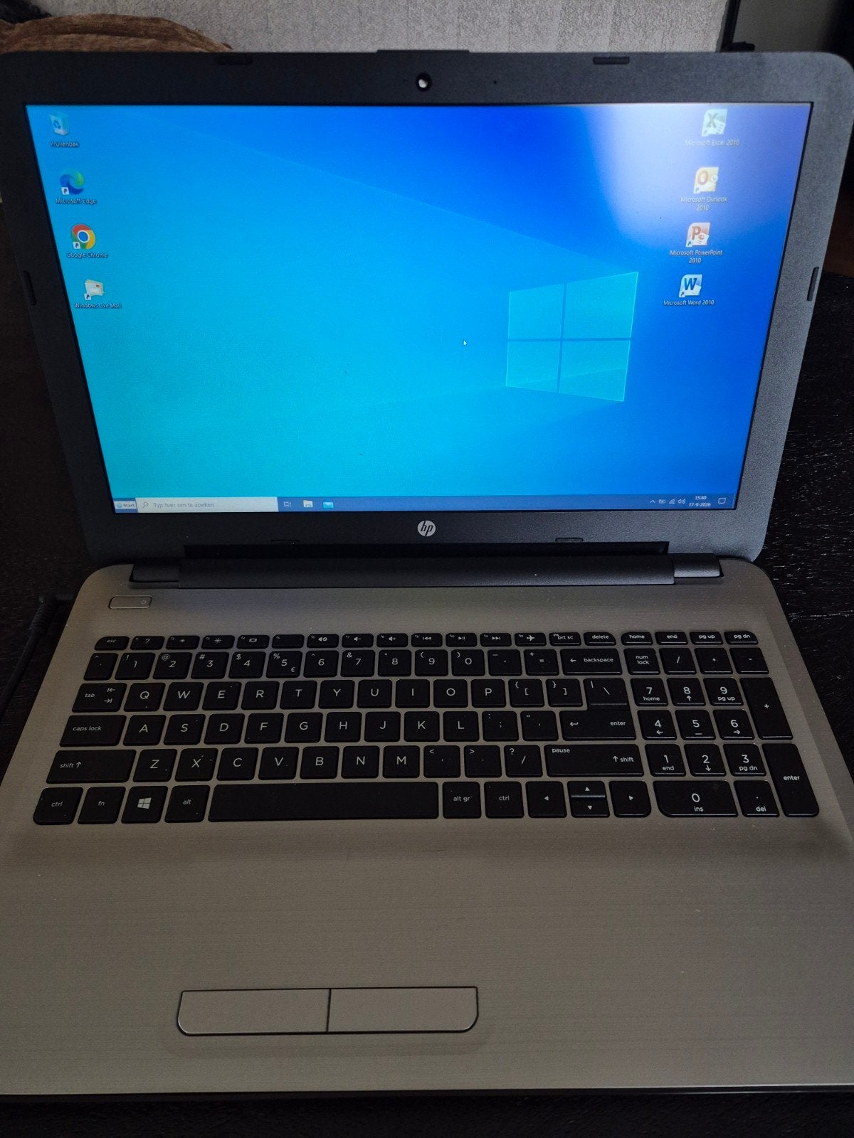 HP notebook / Laptop - Oudje maar werkt prima, Computers en Software, Gebruikt, 2 tot 3 Ghz, Ophalen of Verzenden, 15 inch