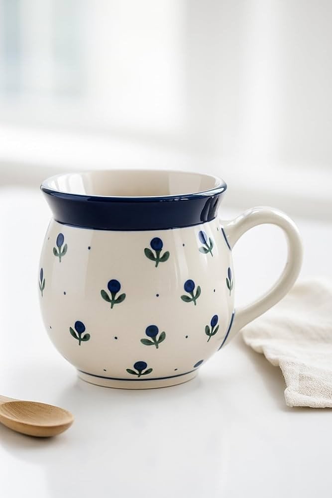 Originele Polish Pottery Bubble Mugs - Nutty!, Ophalen, Nieuw, Aardewerk