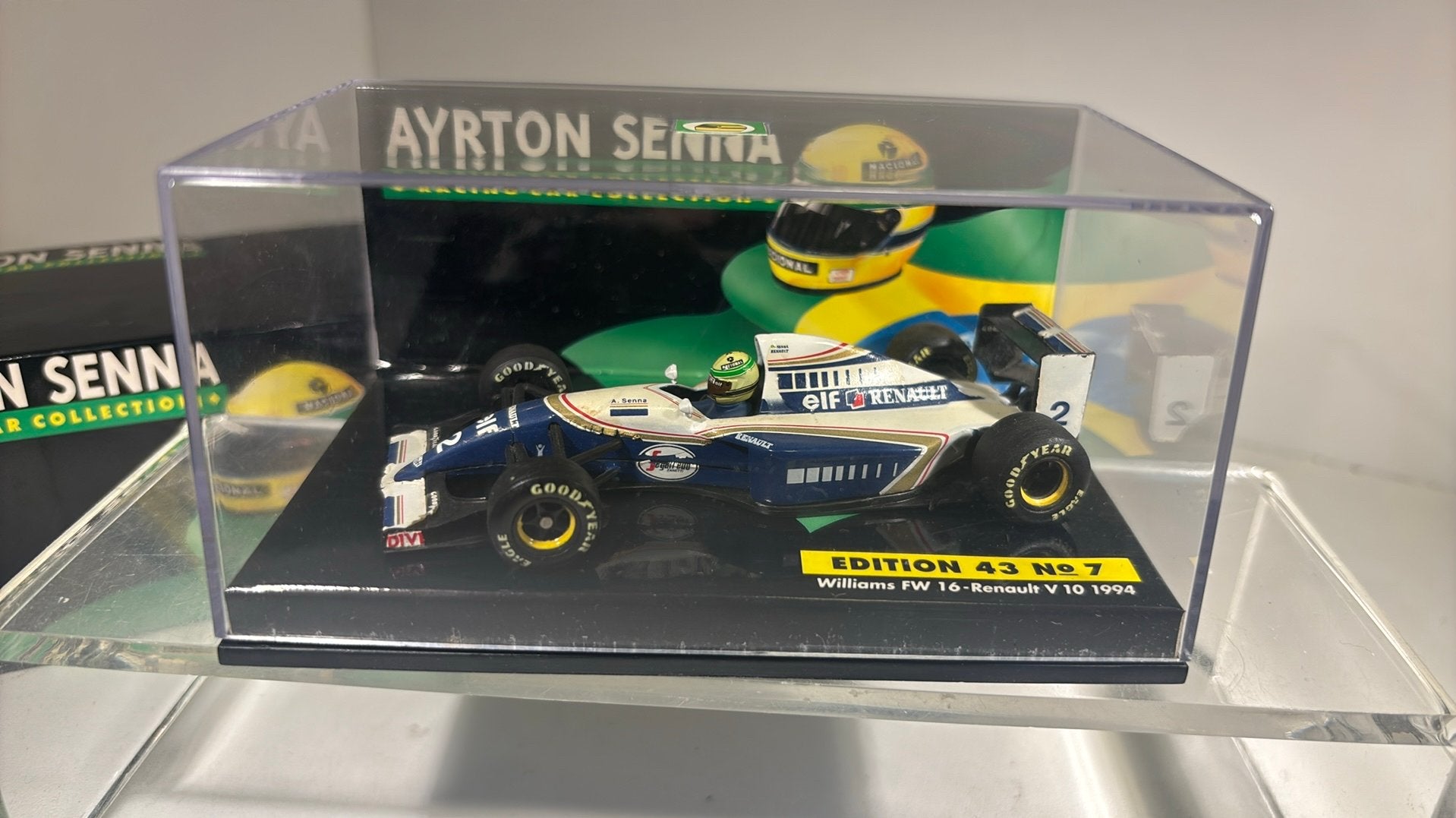 F1 williams fw-16 renault v10 senna 1994 minichamps 1.43, Auto, Ophalen of Verzenden, MiniChamps, A