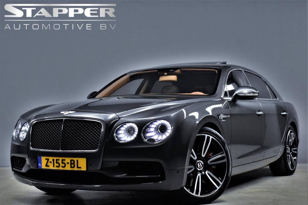 Bentley Flying Spur 4.0 V8 S 528pk Mulliner Dealer-OH Pano/N, Automaat, Gebruikt, 4 stoelen, Leder
