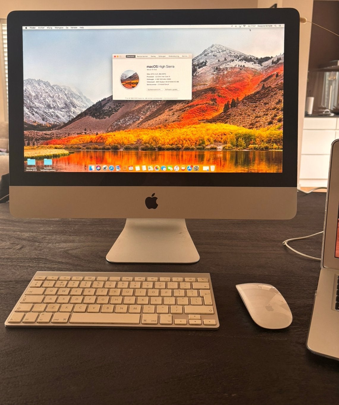Apple iMac 21,5 Inch mid 2011 macOS High Sierra, Computers en Software, Apple Desktops, 2 tot 3 Ghz, IMac, Ophalen of Verzenden