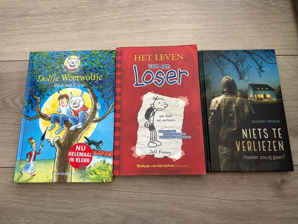 Dolfje Weerwolfje, Het leven van een Loser, Niets te verliez, Ophalen, Zo goed als nieuw, Fictie algemeen