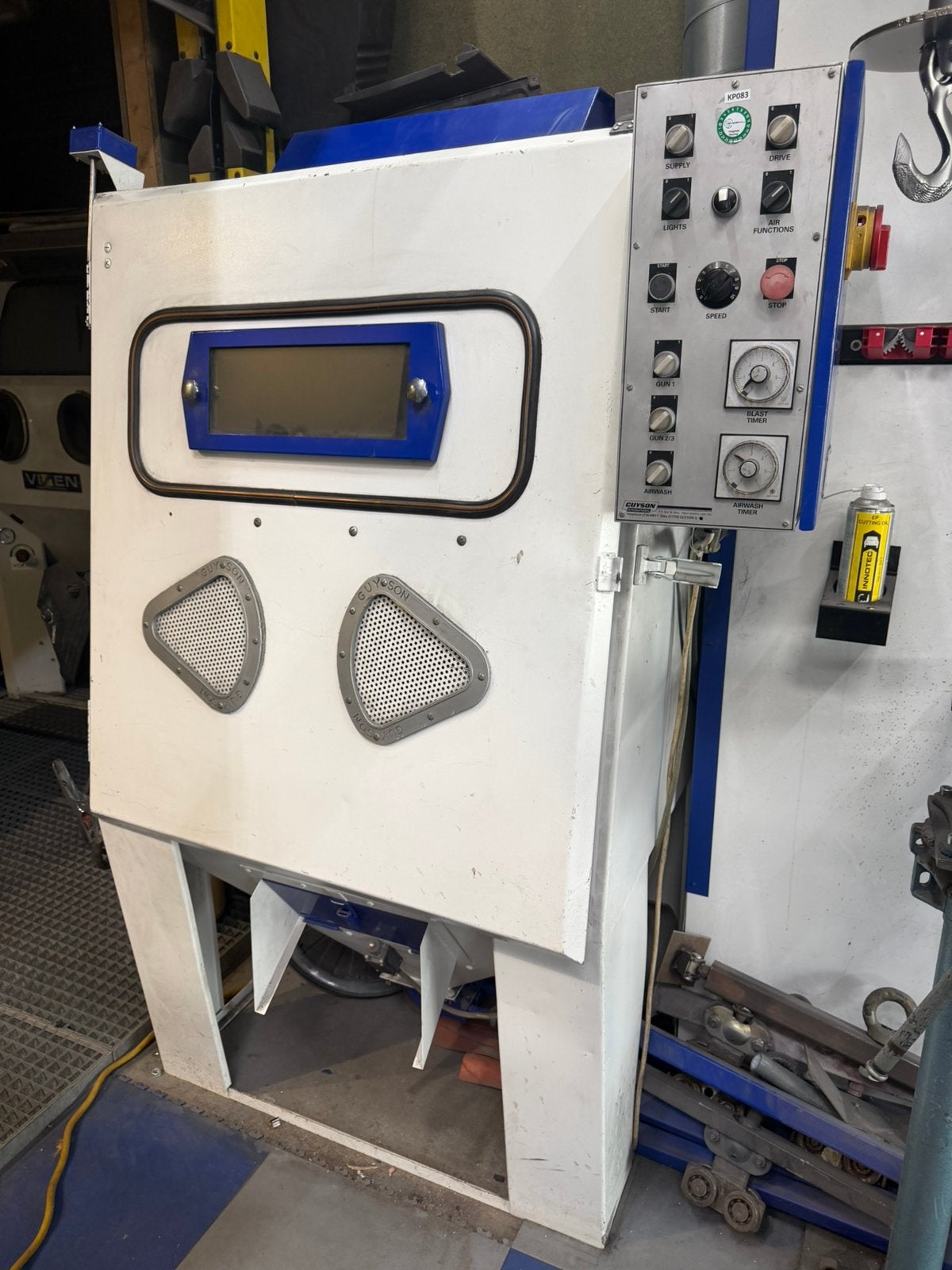 Trommel straalmachine, straalkast, automatisch zandstralen, Ophalen of Verzenden, Gebruikt