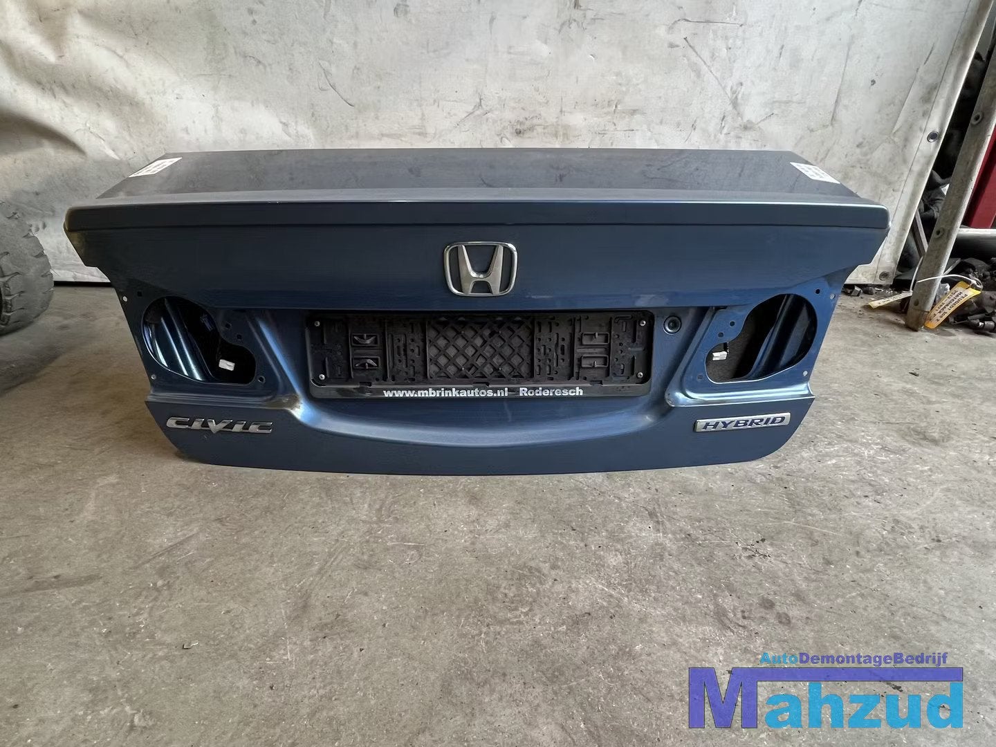 HONDA CIVIC 8 FD FA IMA sedan blauw B537M Achterklep 2005-20, Gebruikt, Deur, Info@honda.co.jp, Ophalen of Verzenden
