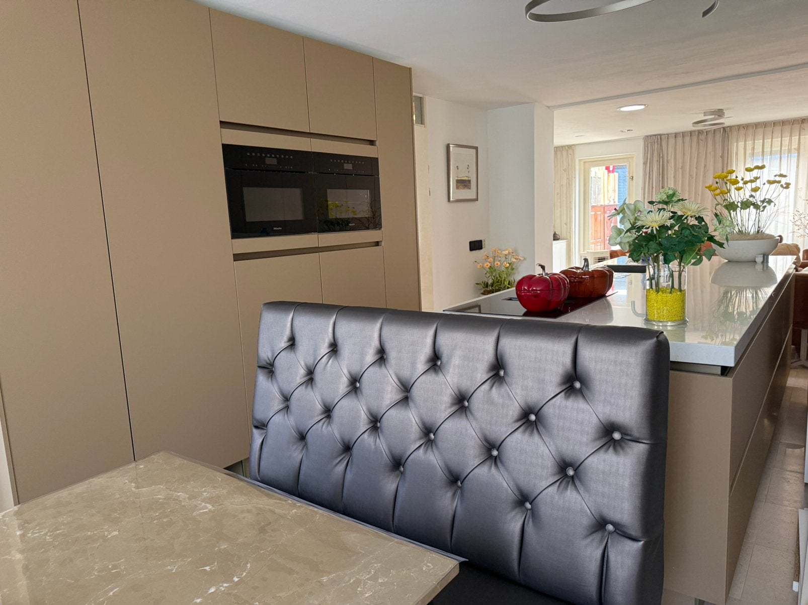Eetkamerbank, Ophalen of Verzenden, Zo goed als nieuw, Minder dan 4 stoelen