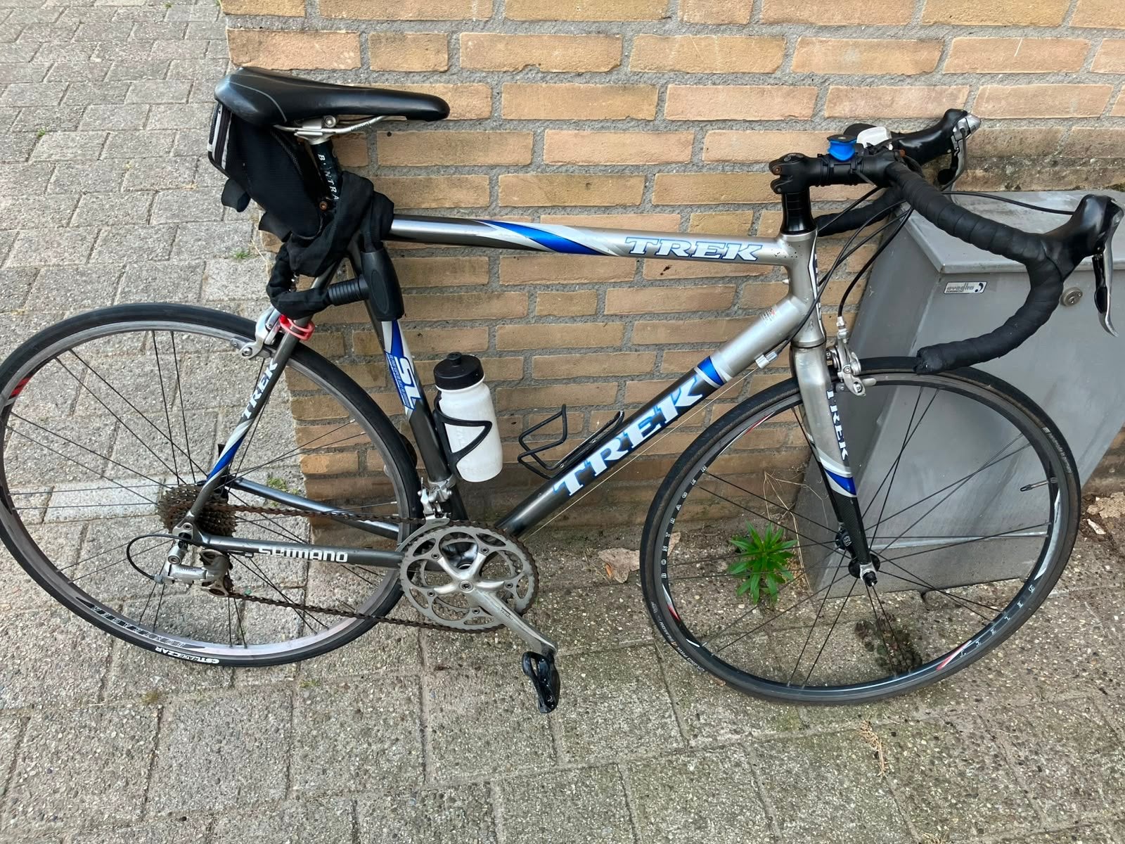 Retro Trek racefiets - Klassieke wielrenfiets, 28 inch, Gebruikt, 10 tot 15 versnellingen, Aluminium