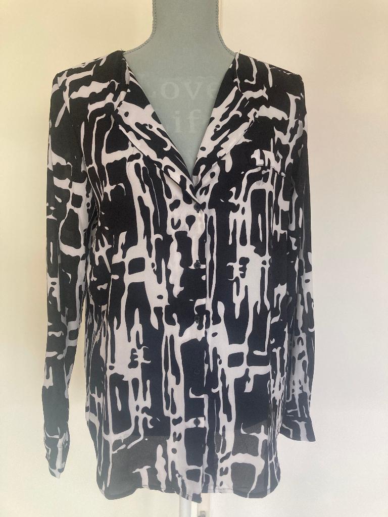 Blouse - Jacqueline de Yong, Kleding | Dames, Blouses en Tunieken, Gedragen, Maat 38/40 (M), Zwart, Ophalen of Verzenden