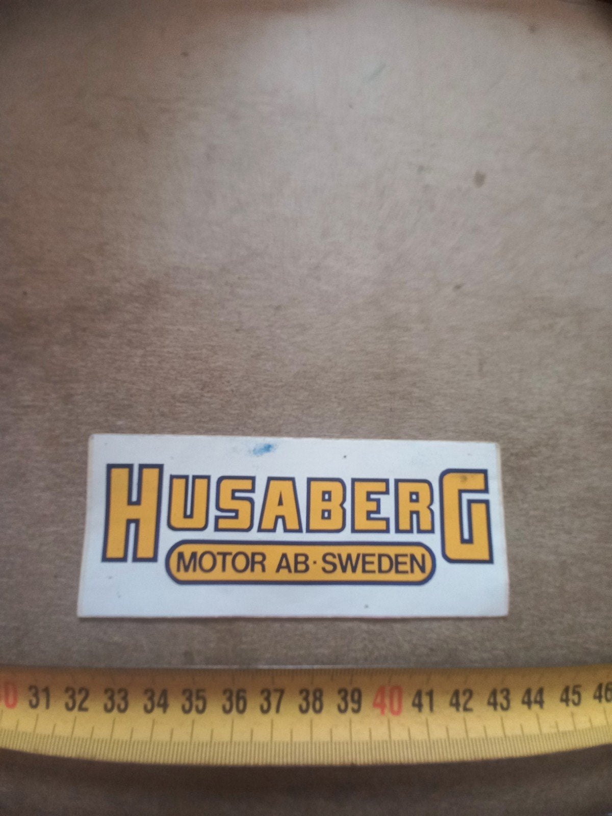 Vintage Husaberg Motor AB Zweden Sticker, Ophalen of Verzenden