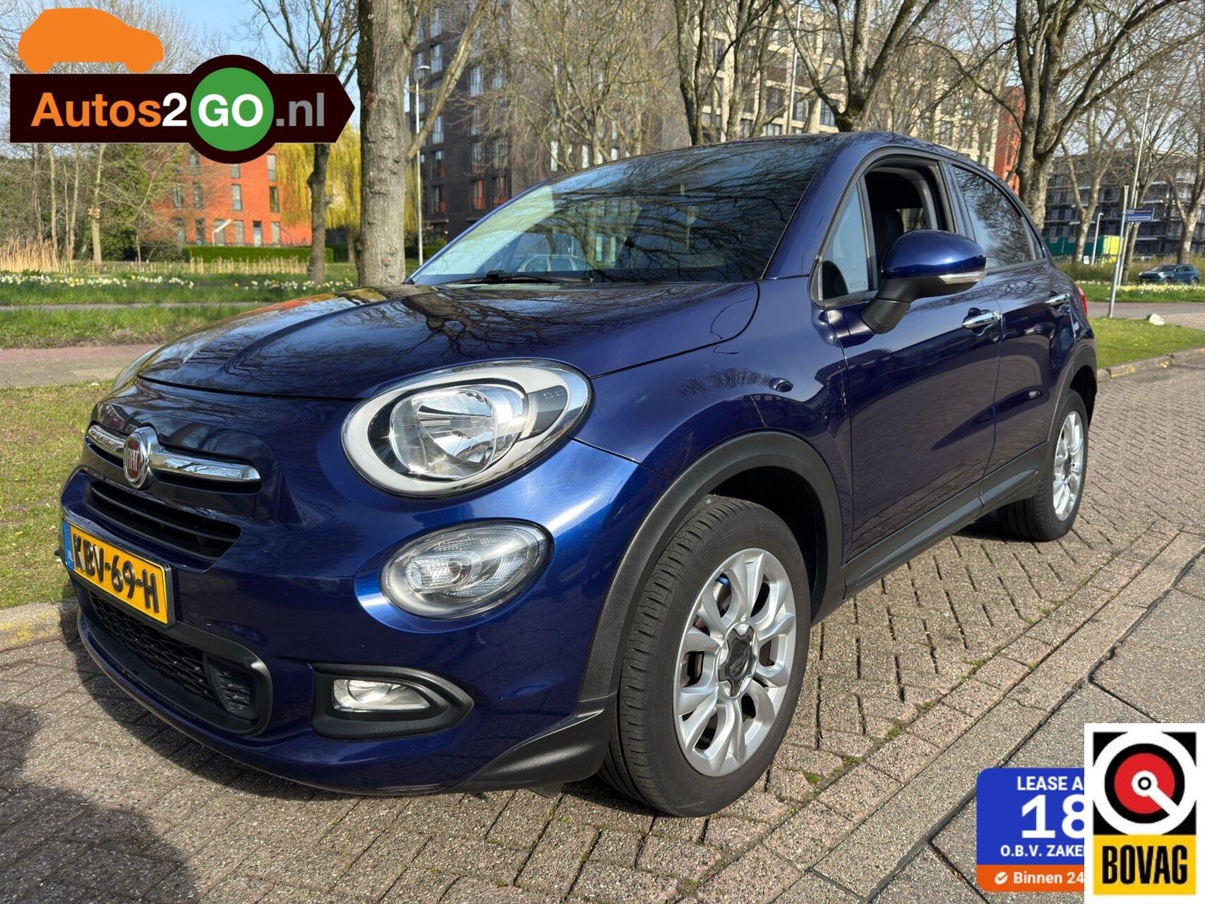 Fiat 500 X 1.6 Lounge, Auto's, Fiat, Voorwielaandrijving, Gebruikt, Euro 6, 4 cilinders