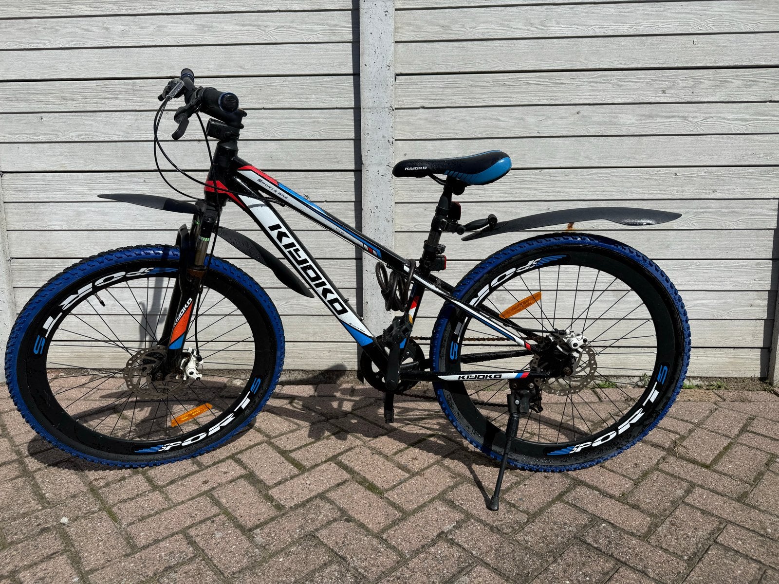 Kiyoko Mountainbike met schijfremmen en 7 versnellingen, Gebruikt, Versnellingen, Minder dan 49 cm, Schijfrem