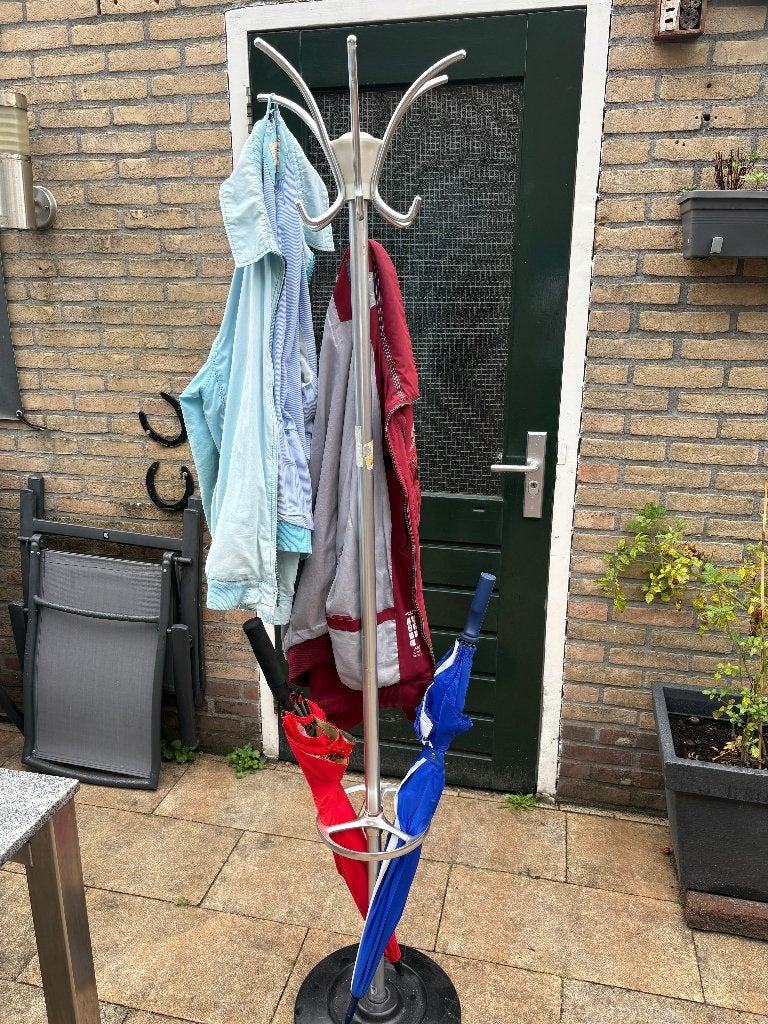 kapstok, Ophalen, Zo goed als nieuw, Metaal, Staande kapstok