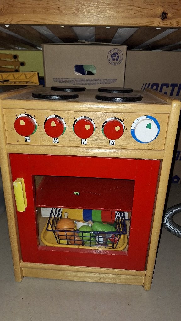 Houten keukentje, Ophalen, Gebruikt, Hout, Speelkeuken