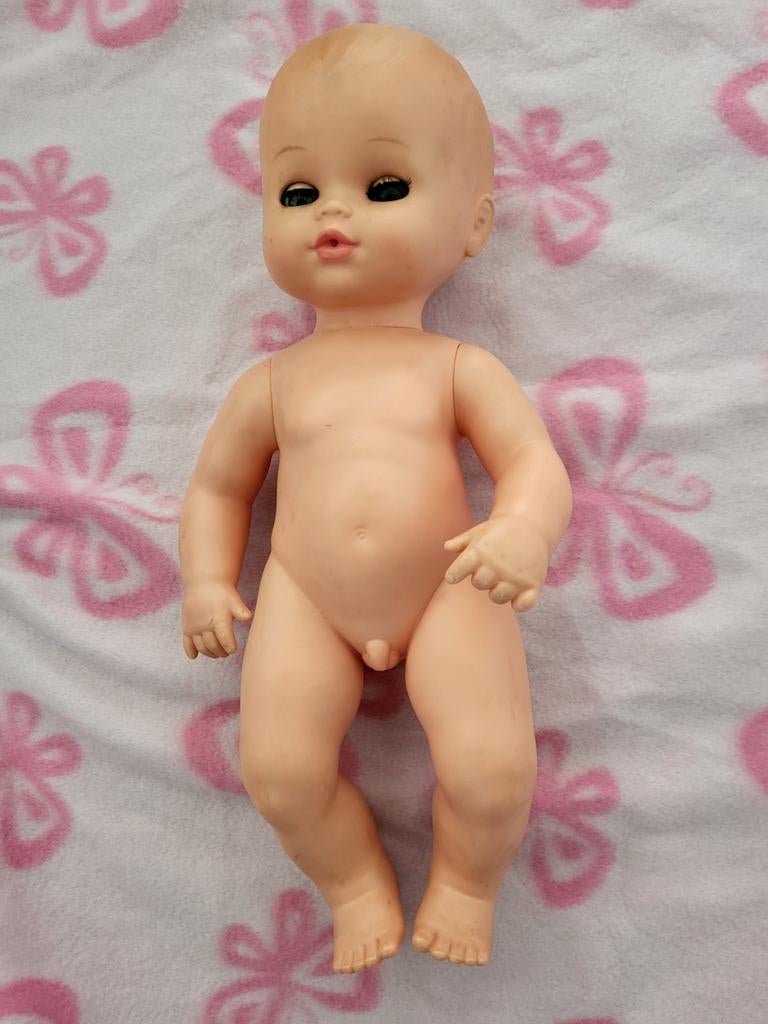Sebino pop, vintage babypop, porseleinen poppetjes etc., Ophalen of Verzenden, Zo goed als nieuw, Pop