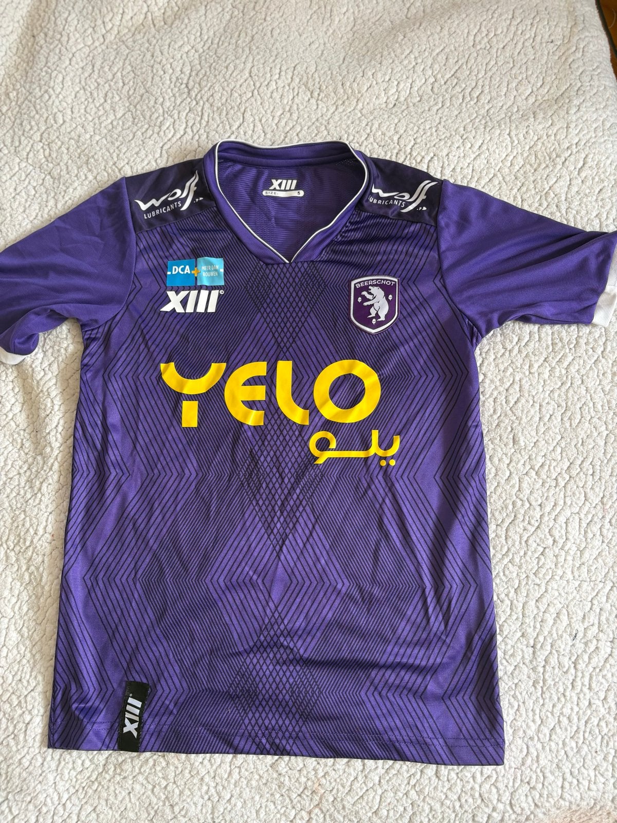 Beerschot Voetbalshirt Maat S Paars, Verzenden, Paars, Zo goed als nieuw, Voetbal
